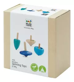 Imagen de TROMPOS GIRATORIOS - Madera de Caucho y pigmentos orgánicos