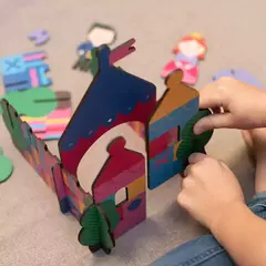 ROMPECABEZAS DE MADERA 3D "Castillo de Hadas" - LeBebot.com