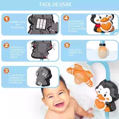 PINGÜINO LANZADOR DE AGUA ¡Para la bañera!