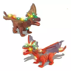 DRAGÓN DE TRES CABEZAS ¡Con Luz, Sonido y Alas! en internet