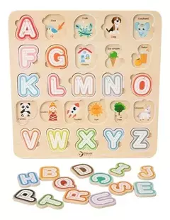 ROMPECABEZAS ABC ¡De madera! - comprar online