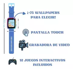 RELOJ INTELIGENTE SMART ¡Con Cámara y Juegos! - tienda online