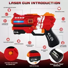 SET DE PISTOLAS LÁSER ¡Largo alcance de tiro y alta precisión! - tienda online