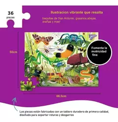 ROMPECABEZAS "Insectos" 36 piezas - LeBebot.com