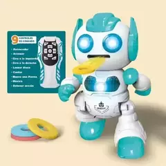 ROBOT INTERACTIVO ¡Baila, camina, lanza discos! - LeBebot.com