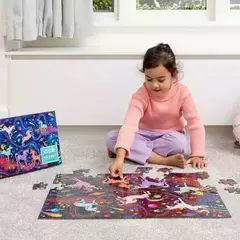 ROMPECABEZAS TRIDIMENCIONAL "Galaxia de Unicorniod" - 100 Piezas - LeBebot.com
