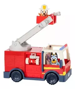 ¡BLUEY! Camión de bomberos + Figuras