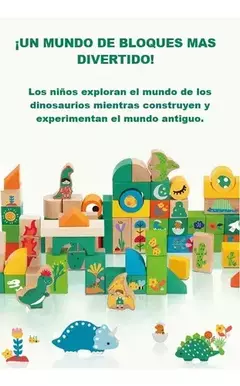 BALDE CON BLOQUES ¡De dinosaurios! - LeBebot.com