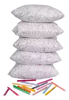ALMOHADÓN PINTABLE + Marcadores ¡Mil usos! - comprar online