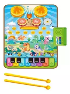 ALFOMBRA MUSICAL - Con palillos y tambor - LeBebot.com