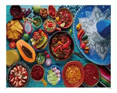 ROMPECABEZAS 1000 PZAS - Comida Mexicana - LeBebot.com