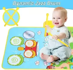 ALFOMBRA MUSICAL - Con palillos y tambor - comprar online