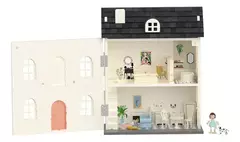 CASA DE MUÑECAS MADERA ¡Con muebles! - LeBebot.com
