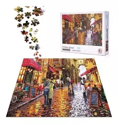CAFÉ EN PARÍS - Rompecabezas 1000 pzas - LeBebot.com