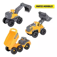 VEHÌCULOS DE CONTRUCCION ¡Set de 3 camiones! - tienda online