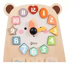 RELOJ TIC TAC ¡Con piezas de aprendizaje! - LeBebot.com