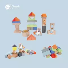 BALDE CON 128 BLOQUES DEL ESPACIO ¡Incluye Rompecabezas! - comprar online