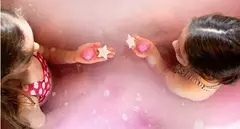 Imagen de BOMPRAS PARA TEÑIR EL AGUA ¡La estrella brilla en la oscuridad!