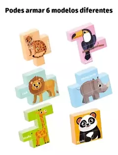 CUBOS MAGNÉTICOS - Rompecabezas Zoológico - LeBebot.com