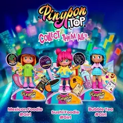 PINYPON BUBBLE TEA ¡Figura con accesorio! - tienda online
