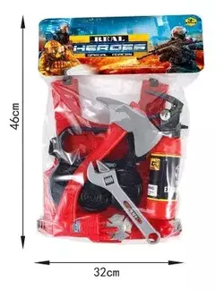DISFRAZ BOMBERO - Con accesorios - tienda online