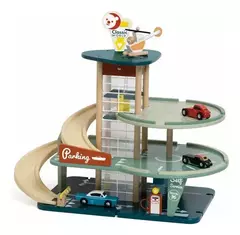 GARAGE Y PISTA DE AUTOS ¡En madera! - comprar online