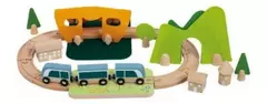 Imagen de TREN DE MADERA ¡incluye 40 piezas!