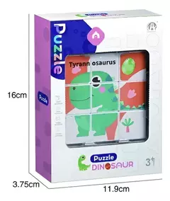 CUBOS MAGNÉTICOS - Dinosaurios