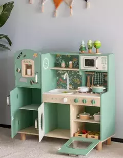 COCINA DE MADERA ¡Super completa! - tienda online