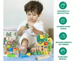 BALDE CON BLOQUES ¡De dinosaurios!