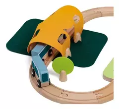 TREN DE MADERA ¡incluye 40 piezas!