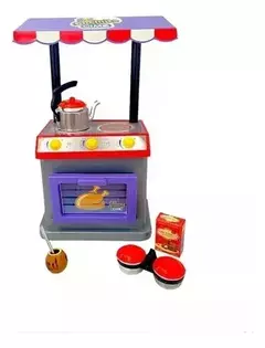 COCINA INFANTIL CON TOLDITO ¡Y accesorios!