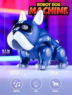 BULLDOG ROBOT - Con luz y sonido