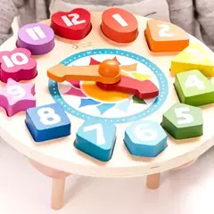 JUEGO DE ENCASTRE "Reloj Tic Tac"