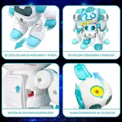 ROBOT INTERACTIVO ¡Baila, camina, lanza discos! - tienda online