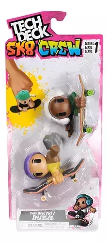 SKATE DE DEDOS Set Sk8 Crew Multipack + Muñeco - LeBebot.com