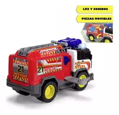 CAMIÓN DE BOMBEROS LANZA DISCOS ¡Con luz y sonido! - tienda online