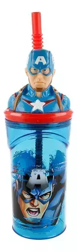 CAPITÁN AMÉRICA ¡Vaso con figura 3D! - comprar online
