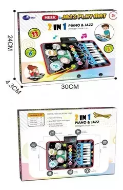 ALFOMBRA MUSICAL - Batería Y Piano - LeBebot.com