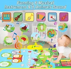 ALFOMBRA MUSICAL - Batería Y Piano - tienda online