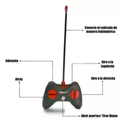 Imagen de AUTO A CONTROL REMOTO ¡Tira humo con luz!