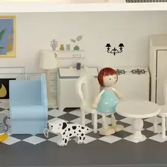 Imagen de CASA DE MUÑECAS MADERA ¡Con muebles!