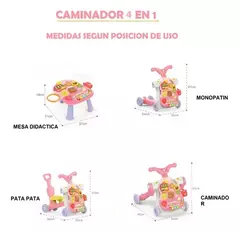CAMINADOR TRANSFORMABLE - 4 en 1 - LeBebot.com