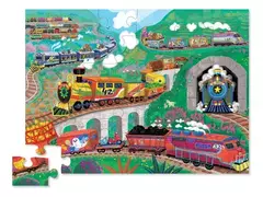 ROMPECABEZAS TRENES - 36 Piezas de gran tamaño - LeBebot.com
