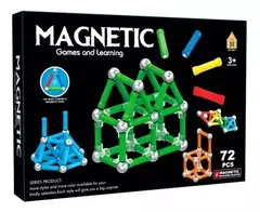 JUEGO MAGNÉTICO - Con palitos, bolitas y bloques - comprar online