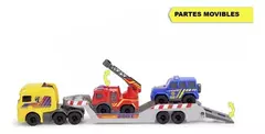 CAMION CON REMOLQUE ¡Con auto policia y bomberos! - LeBebot.com