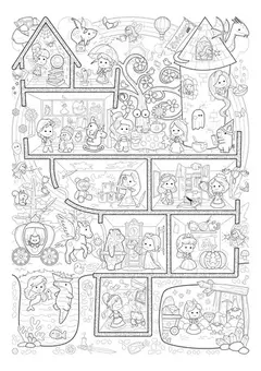 LONA PRINCESAS - PINTABLE Y LAVABLE + Marcadores - LeBebot.com
