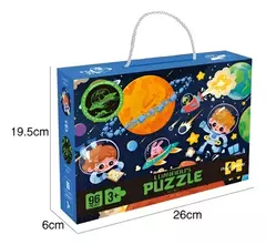 ROMPECABEZAS "El espacio" ¡Brilla en la oscuridad! - tienda online