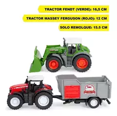 TRACTORES AGRÌCOLAS ¡Set con remolque y pala! - tienda online