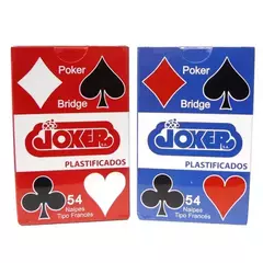 NAIPES POKER x54 Plastificados (Pack x12)